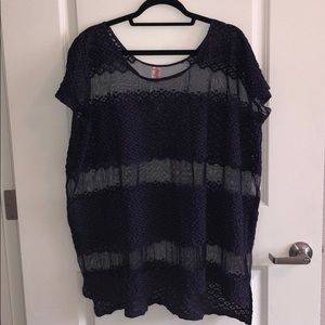 Free People mesh tunic
